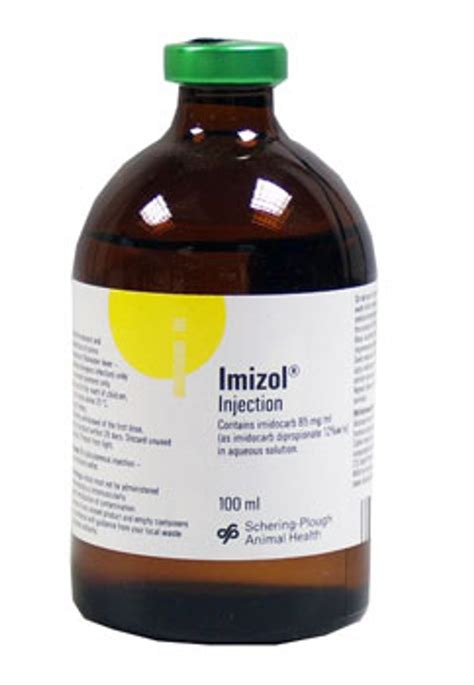 emizol|Imizol 85 mg/ml Solution for Injection for cattle 100ml